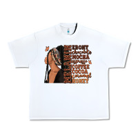 White Melanin many shades of brown afro woman Urban Heavy Tee - RanaPortraitStore