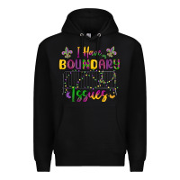 Black i have boundary issues Premium Hoodie - MaliasSmallBusiness