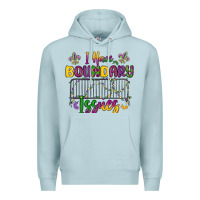 Blue Mist i have boundary issues Premium Hoodie - MaliasSmallBusiness