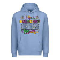 Colony Blue i have boundary issues Premium Hoodie - MaliasSmallBusiness