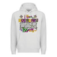 Dove Grey i have boundary issues Premium Hoodie - MaliasSmallBusiness