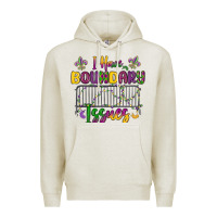 Oatmeal Heather i have boundary issues Premium Hoodie - MaliasSmallBusiness