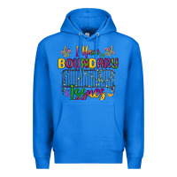 True Royal i have boundary issues Premium Hoodie - MaliasSmallBusiness