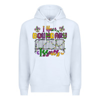 White i have boundary issues Premium Hoodie - MaliasSmallBusiness