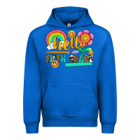 Cobalt hello fifth grade Urban Hoodie - NancyCooperArtShop