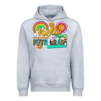 Heather Grey hello fifth grade Urban Hoodie - NancyCooperArtShop
