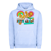 Pigment Grape Ice hello fifth grade Urban Hoodie - NancyCooperArtShop