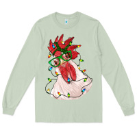 Matcha christmas rooster with lights Long Sleeve Tee - RanaPortraitStore