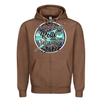 Chestnut the thunder rolls and the lightnin strikes Zipper Hoodie - SublimationCraftShop