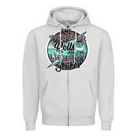 Dove Grey the thunder rolls and the lightnin strikes Zipper Hoodie - SublimationCraftShop