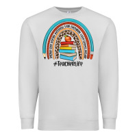 Dove Grey #teacherlife Premium Sweatshirt - JahusDesignShop