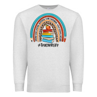 Oatmeal Heather #teacherlife Premium Sweatshirt - JahusDesignShop
