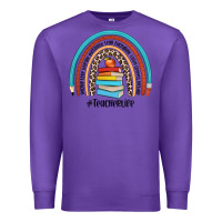 Purple #teacherlife Premium Sweatshirt - JahusDesignShop