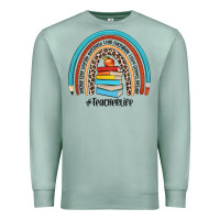 Seafoam #teacherlife Premium Sweatshirt - JahusDesignShop