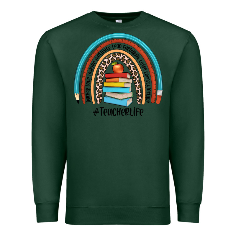 #teacherlife Premium Sweatshirt by JahusDesignShop | Teevron