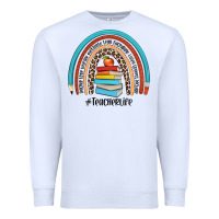 White #teacherlife Premium Sweatshirt - JahusDesignShop