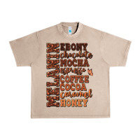 French Oak Melanin shades of brown Urban Heavy Tee - RanaPortraitStore
