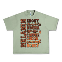 Oil Green Melanin shades of brown Urban Heavy Tee - RanaPortraitStore