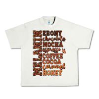 Pistachio Melanin shades of brown Urban Heavy Tee - RanaPortraitStore