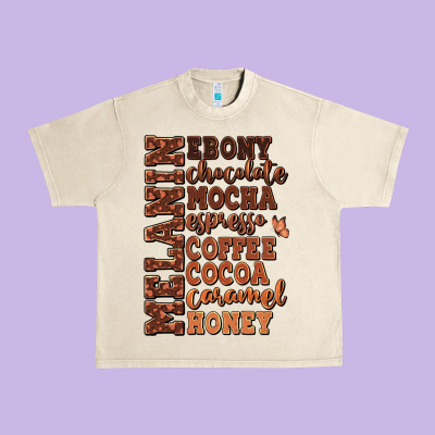 Melanin Shades Of Brown Urban Heavy Tee Designed By Ranaportraitstore