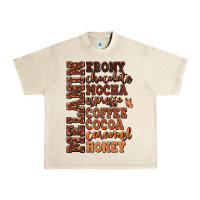 Sandshell Melanin shades of brown Urban Heavy Tee - RanaPortraitStore