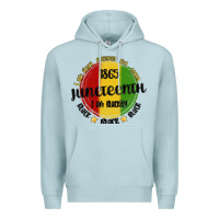 Blue Mist i am black everyday but today juneteenth Premium Hoodie - MaliasSmallBusiness