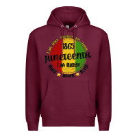 Burgundy i am black everyday but today juneteenth Premium Hoodie - MaliasSmallBusiness