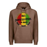 Chestnut i am black everyday but today juneteenth Premium Hoodie - MaliasSmallBusiness