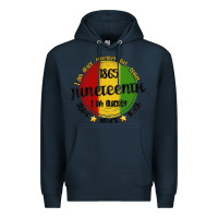 Navy i am black everyday but today juneteenth Premium Hoodie - MaliasSmallBusiness