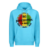 Ocean Blue i am black everyday but today juneteenth Premium Hoodie - MaliasSmallBusiness