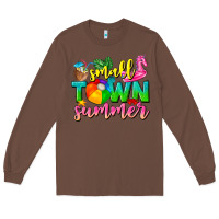 Chestnut small town summer tbw Long Sleeve Tee - texasbilliewilder