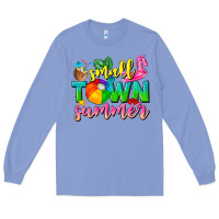Colony Blue small town summer tbw Long Sleeve Tee - texasbilliewilder