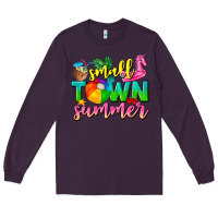 Plum small town summer tbw Long Sleeve Tee - texasbilliewilder