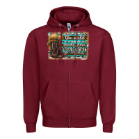 Burgundy the world needs more cowgirls Zipper Hoodie - SublimationCraftShop