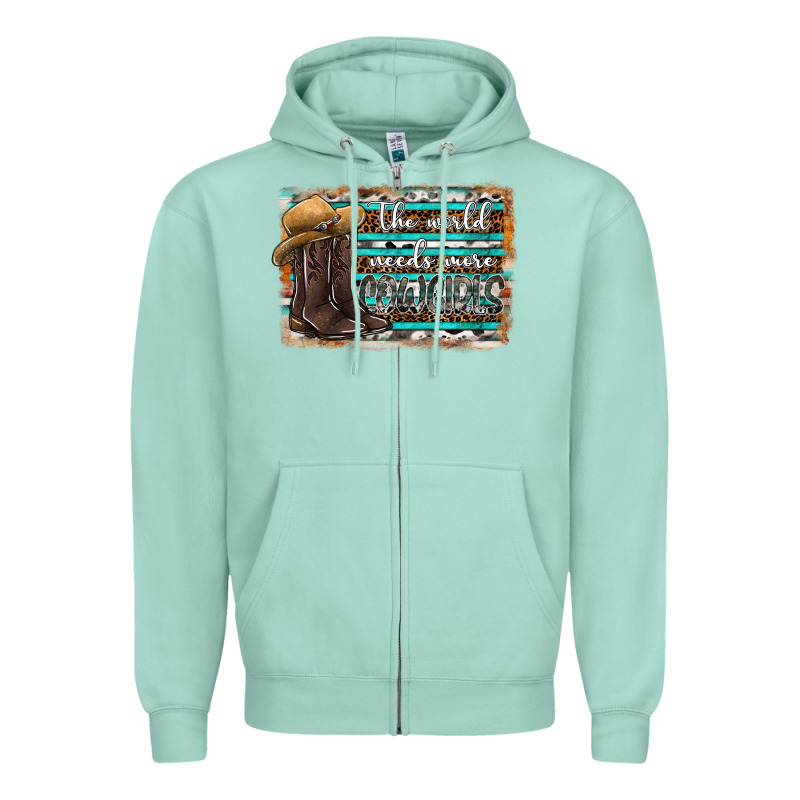 The World Needs More Cowgirls Zipper Hoodie by SublimationCraftShop | Teevron