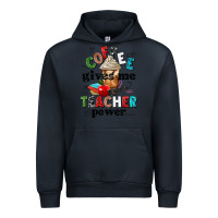 Navy coffee gives me teacher power Urban Hoodie - NancyCooperArtShop