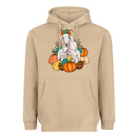 Mushroom Goat family fall pumpkins gemstone Heavyweight Hoodie - Artiststas