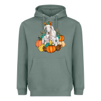 Sage Goat family fall pumpkins gemstone Heavyweight Hoodie - Artiststas