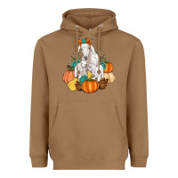 Toasted Coconut Goat family fall pumpkins gemstone Heavyweight Hoodie - Artiststas