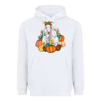 White Goat family fall pumpkins gemstone Heavyweight Hoodie - Artiststas