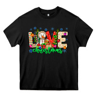 Black love Christmas Heavy Core Tee - CowhideDigitalArt