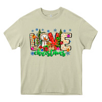 Mossy love Christmas Heavy Core Tee - CowhideDigitalArt