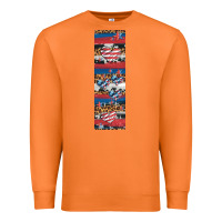 Carrot usa flag and western patterns  penwraps 1 Premium Sweatshirt - Artiststas
