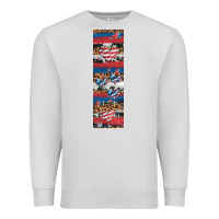 Dove Grey usa flag and western patterns  penwraps 1 Premium Sweatshirt - Artiststas
