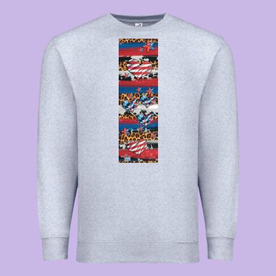 Usa Flag And Western Patterns  Penwraps 1 Premium Sweatshirt Designed By Artiststas
