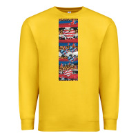 Lemon usa flag and western patterns  penwraps 1 Premium Sweatshirt - Artiststas