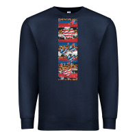 Navy usa flag and western patterns  penwraps 1 Premium Sweatshirt - Artiststas