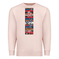 Pale Pink usa flag and western patterns  penwraps 1 Premium Sweatshirt - Artiststas