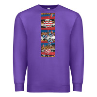 Purple usa flag and western patterns  penwraps 1 Premium Sweatshirt - Artiststas