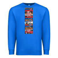 True Royal usa flag and western patterns  penwraps 1 Premium Sweatshirt - Artiststas
